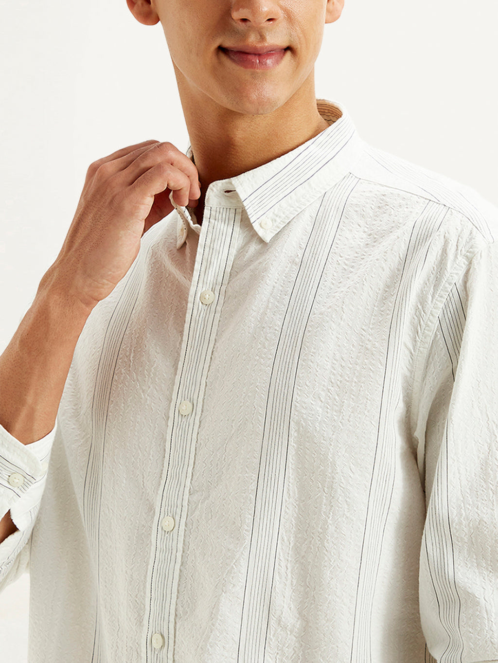 Men's Striped Slim Fit Shirt