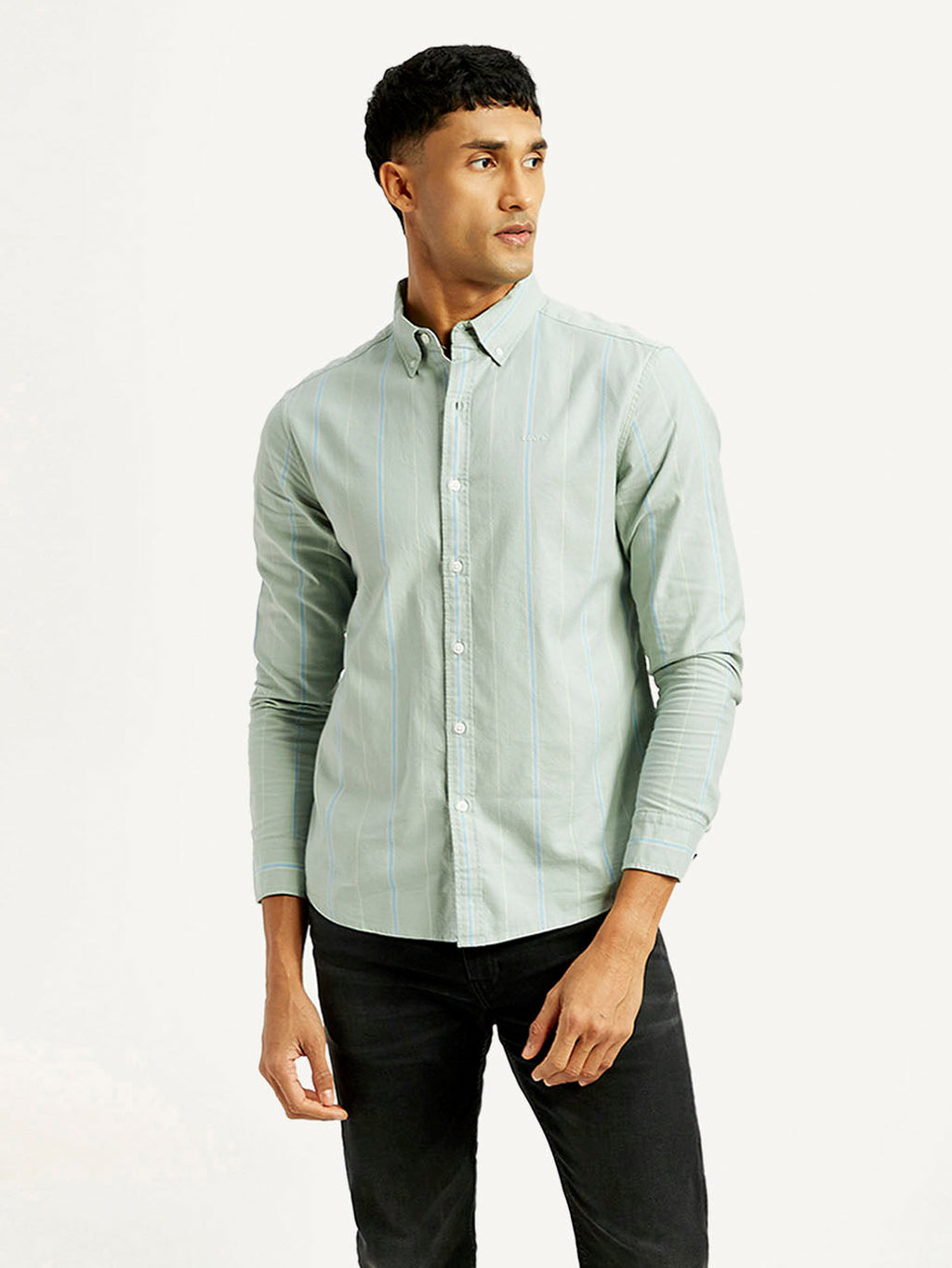 Men's Striped Slim Fit Shirt