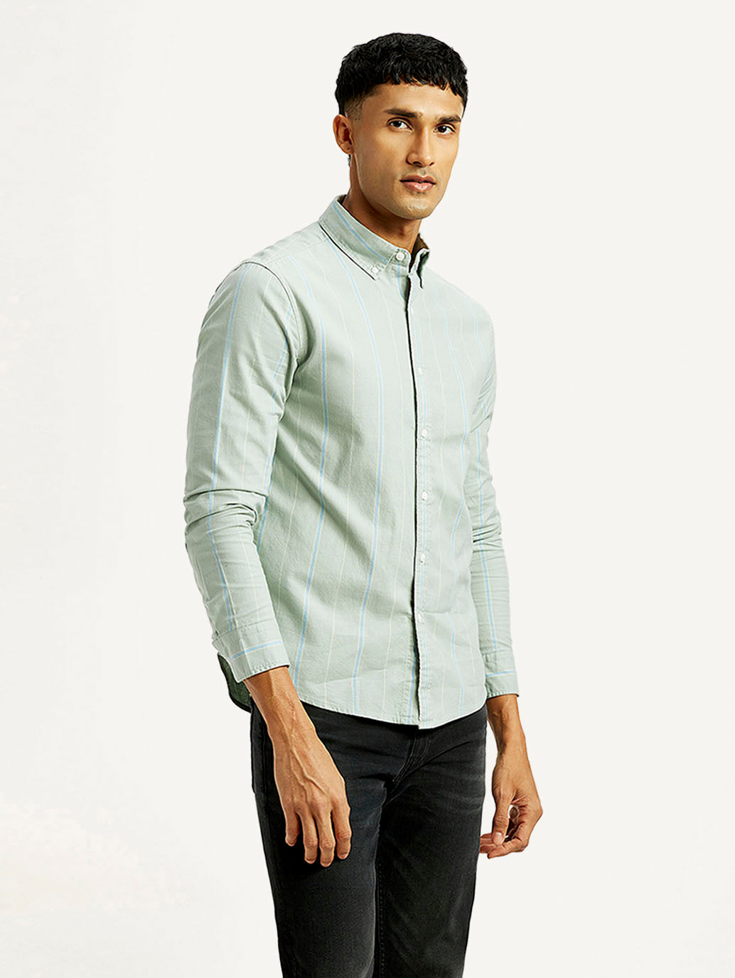 Men's Striped Slim Fit Shirt