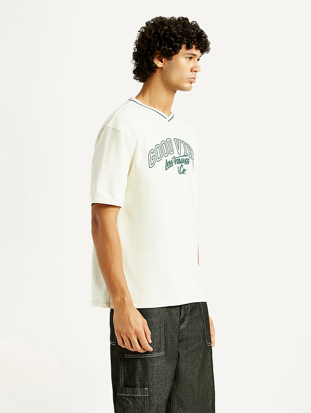 Men's Printed Loose Fit T-Shirt