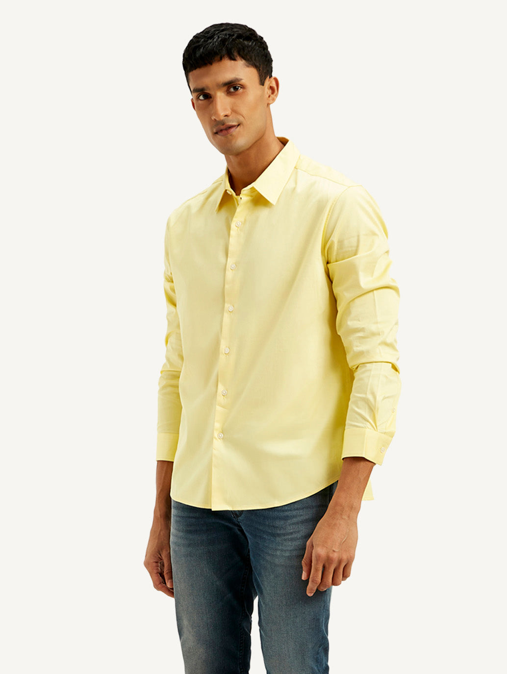 Men's Redloop Solid Slim Fit Shirt