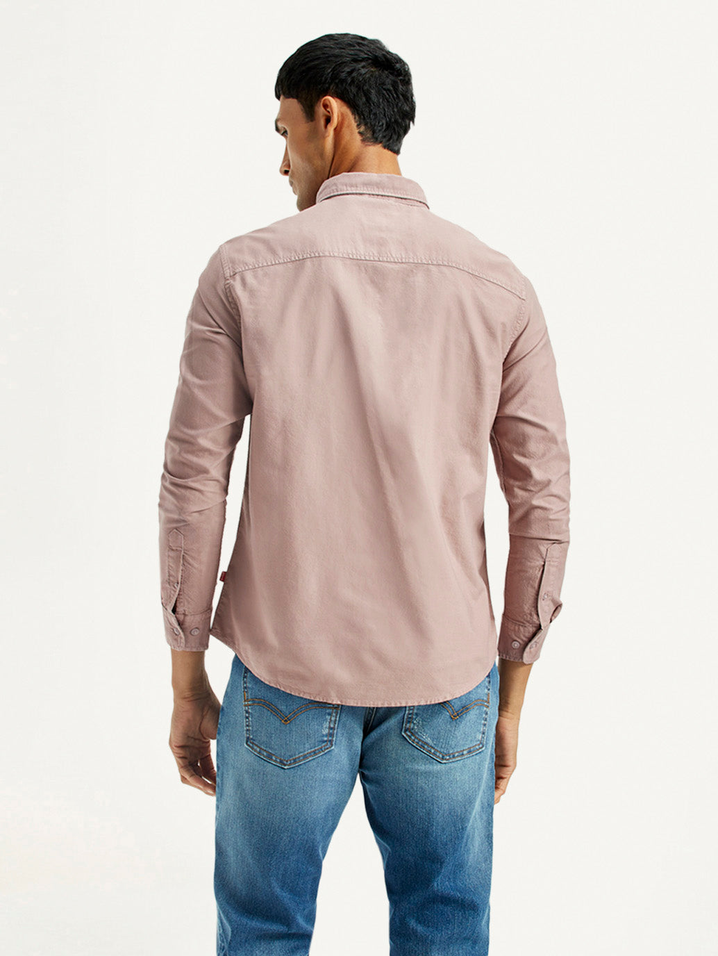 Men's Solid Overdyed Slim Fit Shirt