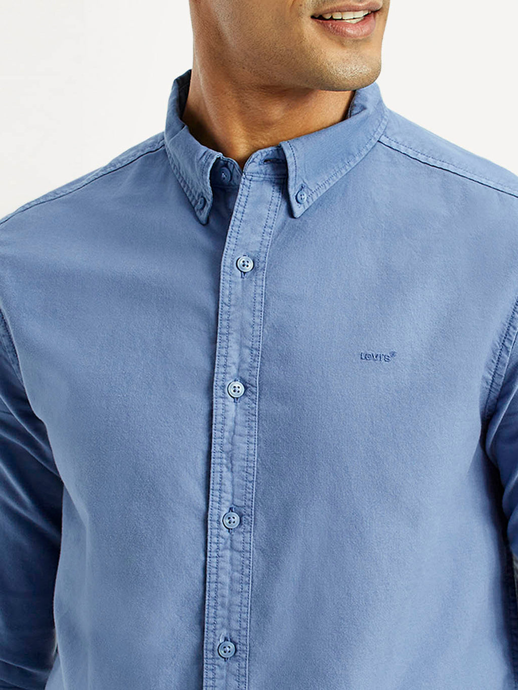 Men's Solid Overdyed Slim Fit Shirt