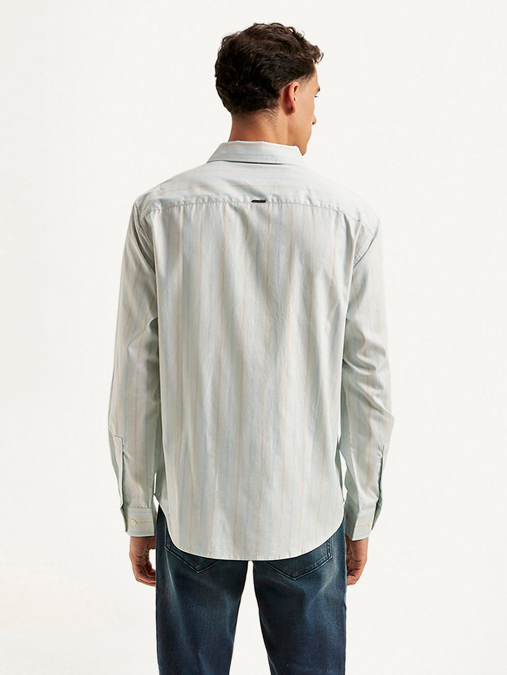 Men's Redloop Striped Slim Fit Shirt