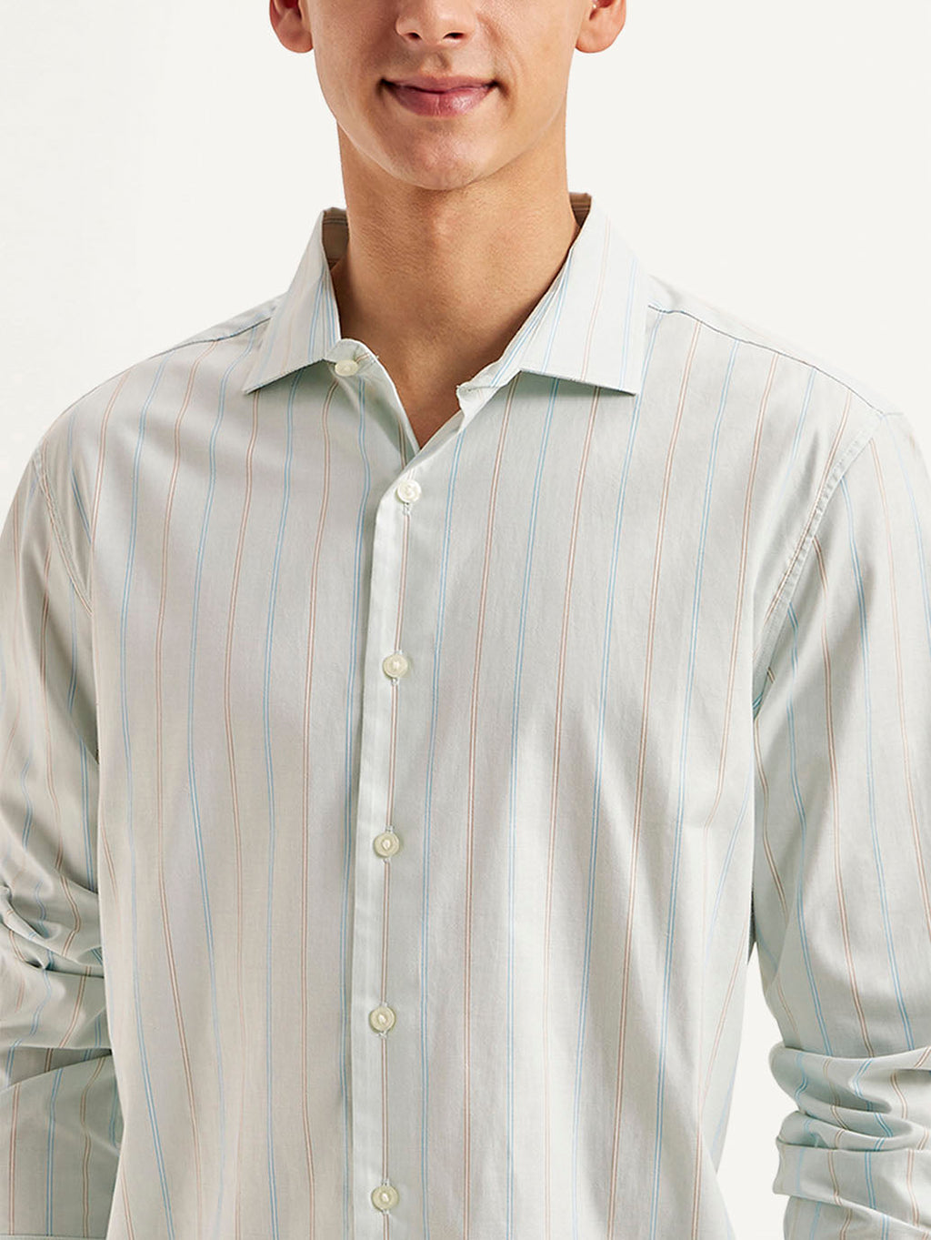 Men's Redloop Striped Slim Fit Shirt