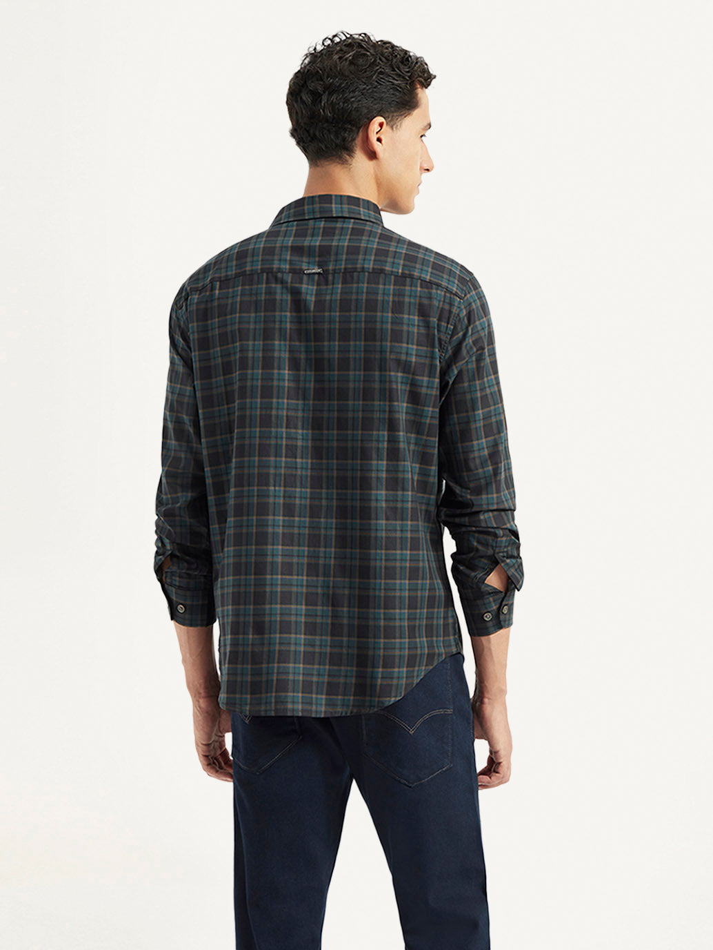Men's Redloop Checkered Slim Fit Shirt