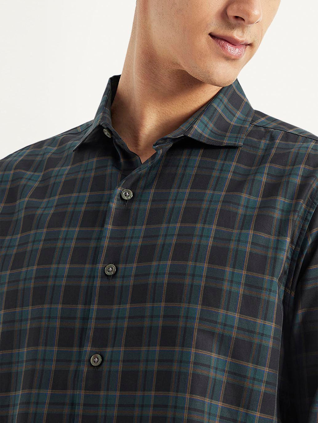 Men's Redloop Checkered Slim Fit Shirt