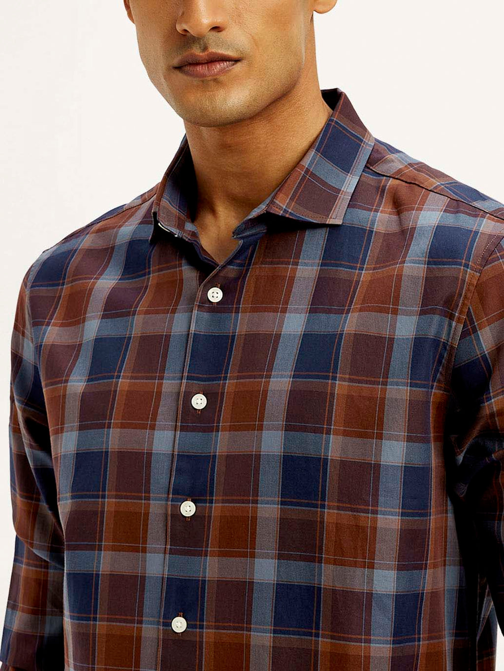 Men's Redloop Checkered Slim Fit Shirt