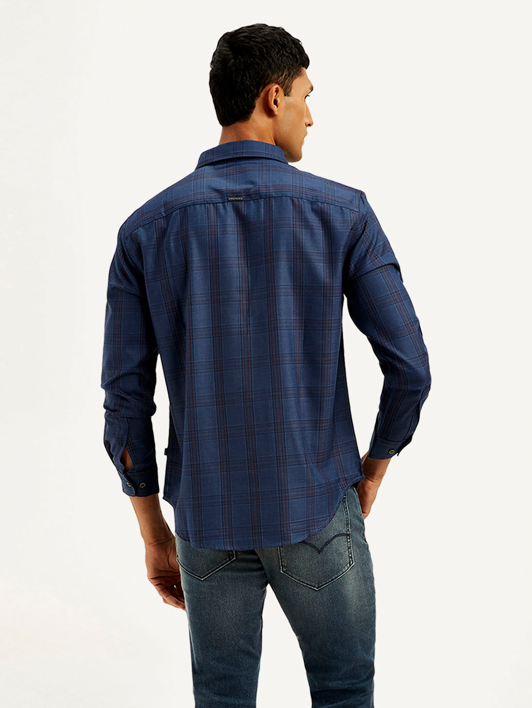Men's Redloop Checkered Slim Fit Shirt