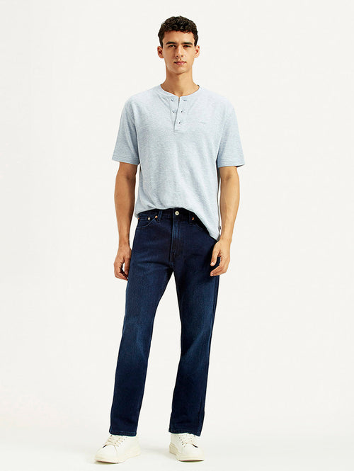 Men's 505 Indigo Straight Fit Mid Rise Jeans