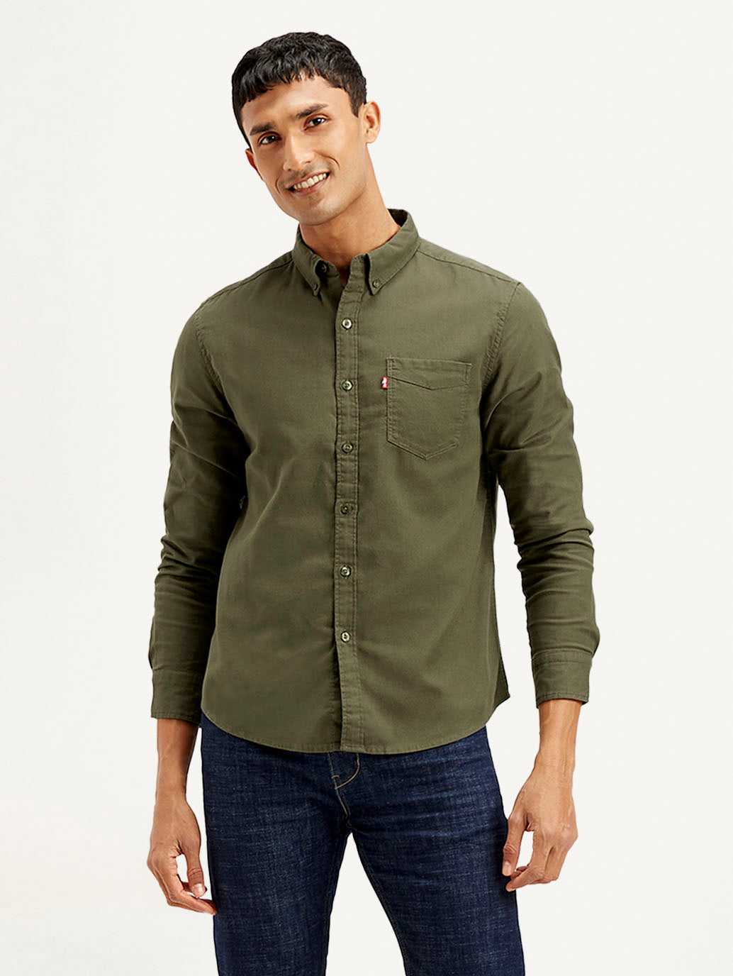 Men's Solid Slim Fit Shirt