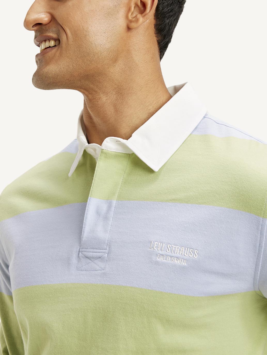 Men's Striped Polo T-shirt