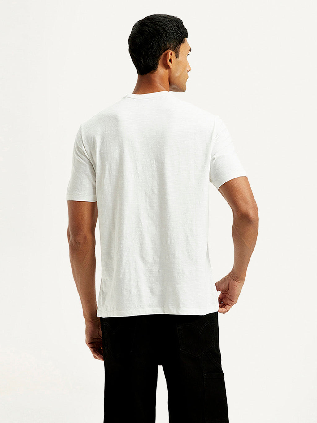 Men's Solid Crew Neck T-shirt
