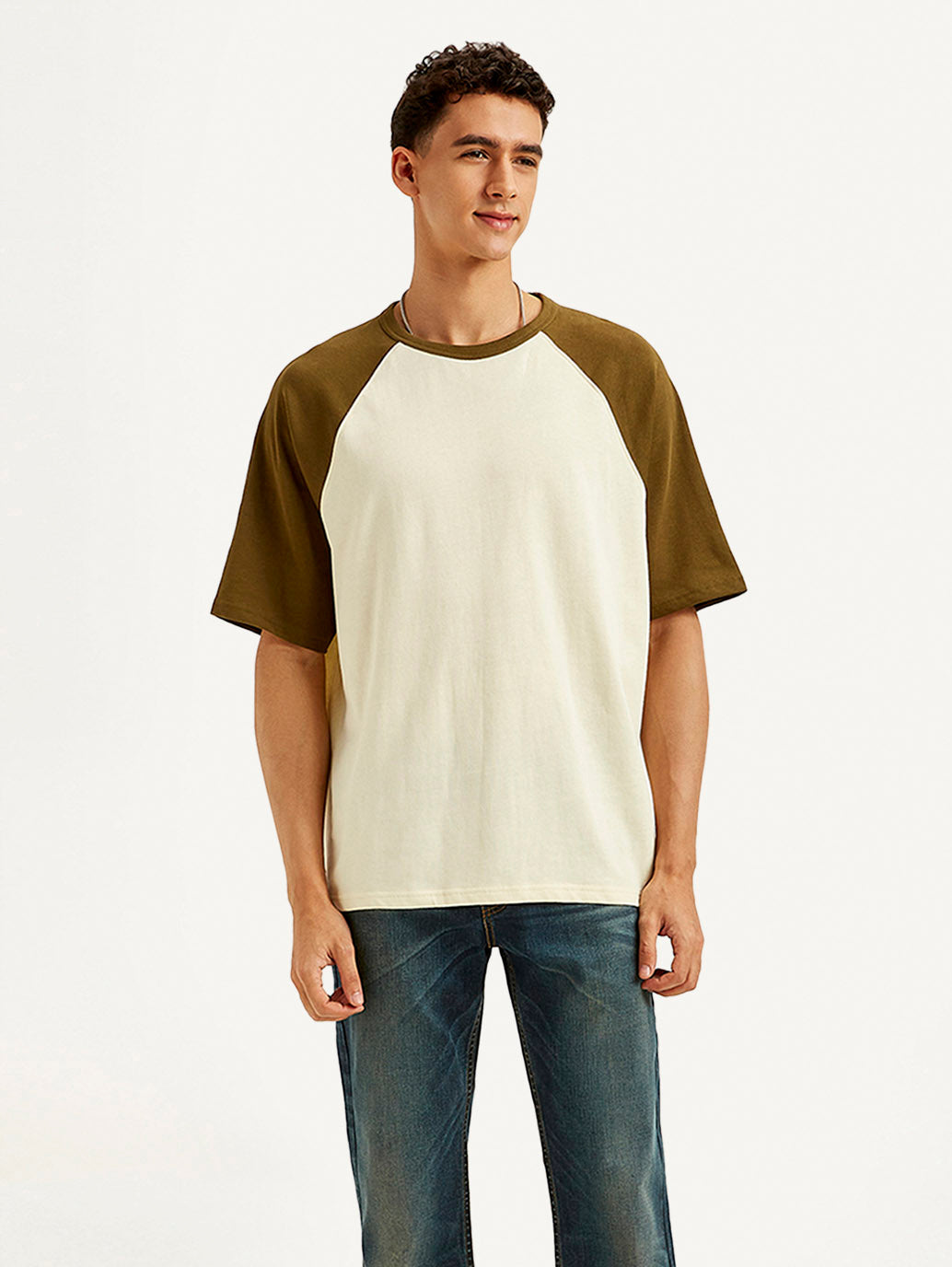 Men's Colorblock Loose Fit T-shirt