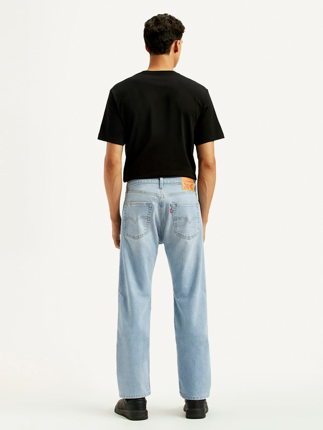 Men's 555 Light Indigo Loose Fit Mid Rise Jeans