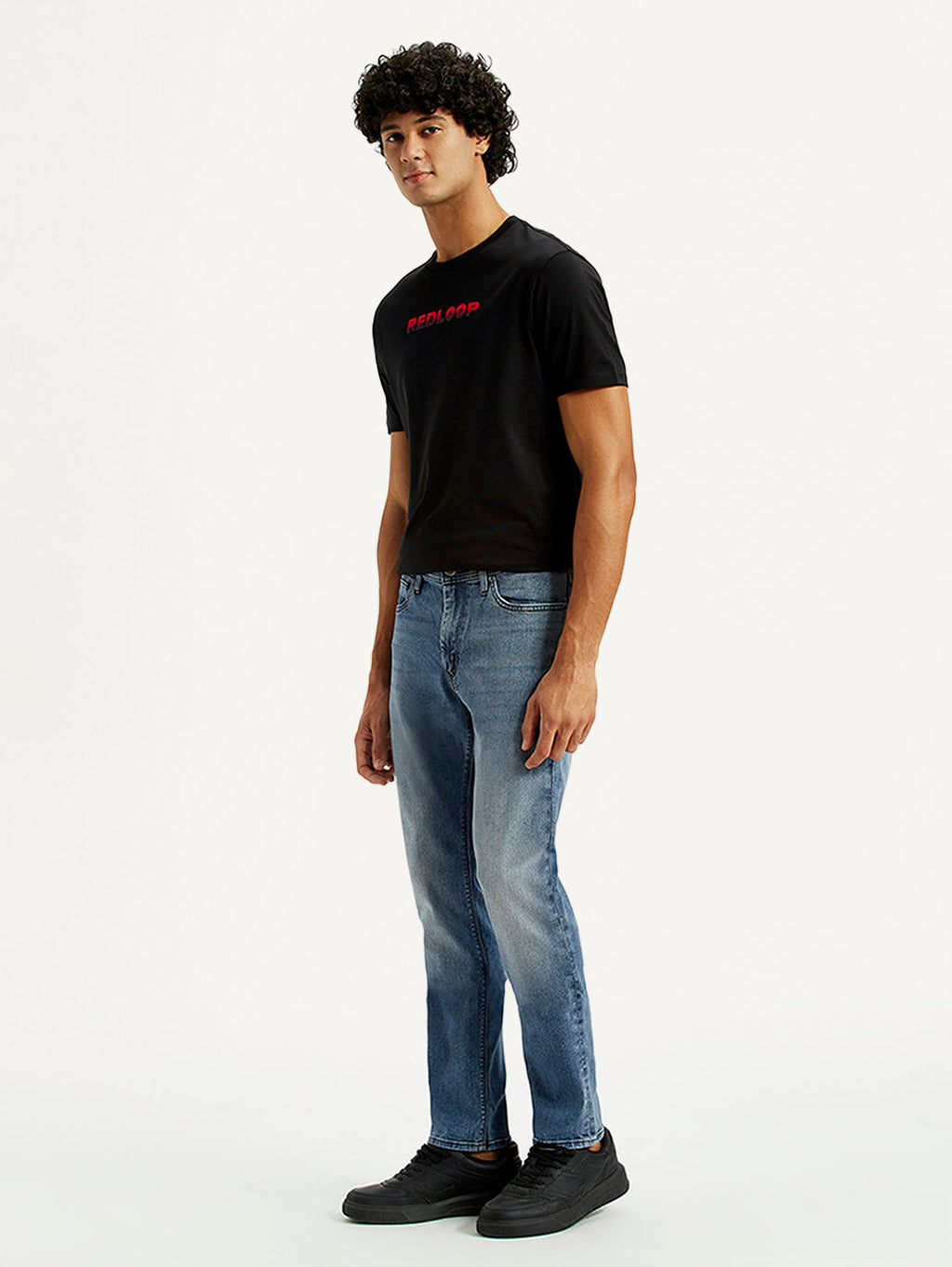 Men's Redloop 511 Indigo Slim Fit Mid Rise Jeans