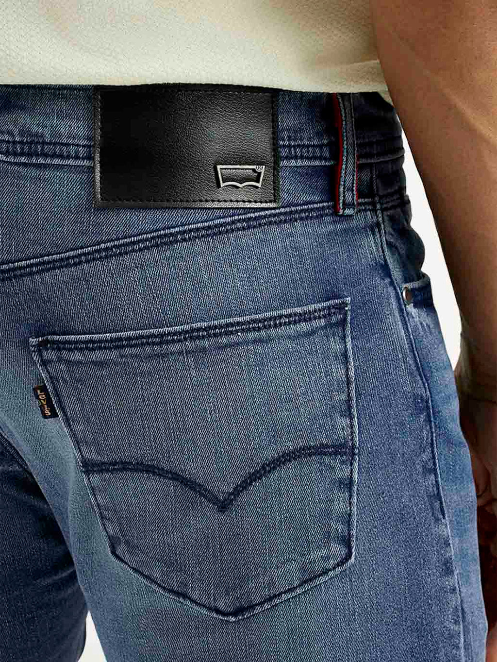 Men's Redloop 511 Dark Indigo Slim Fit Mid Rise Selvedge Jeans