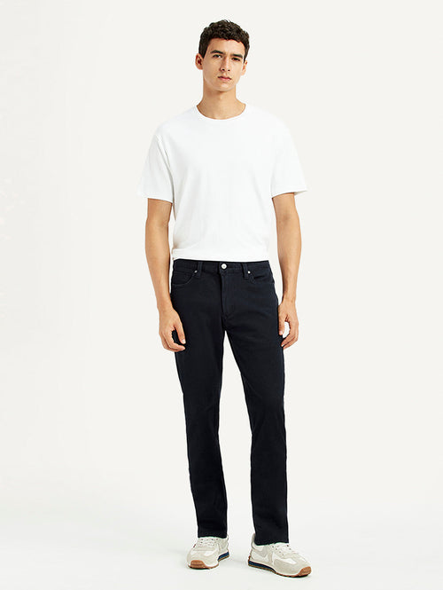 Men's 511 Black Slim Fit Mid Rise Jeans