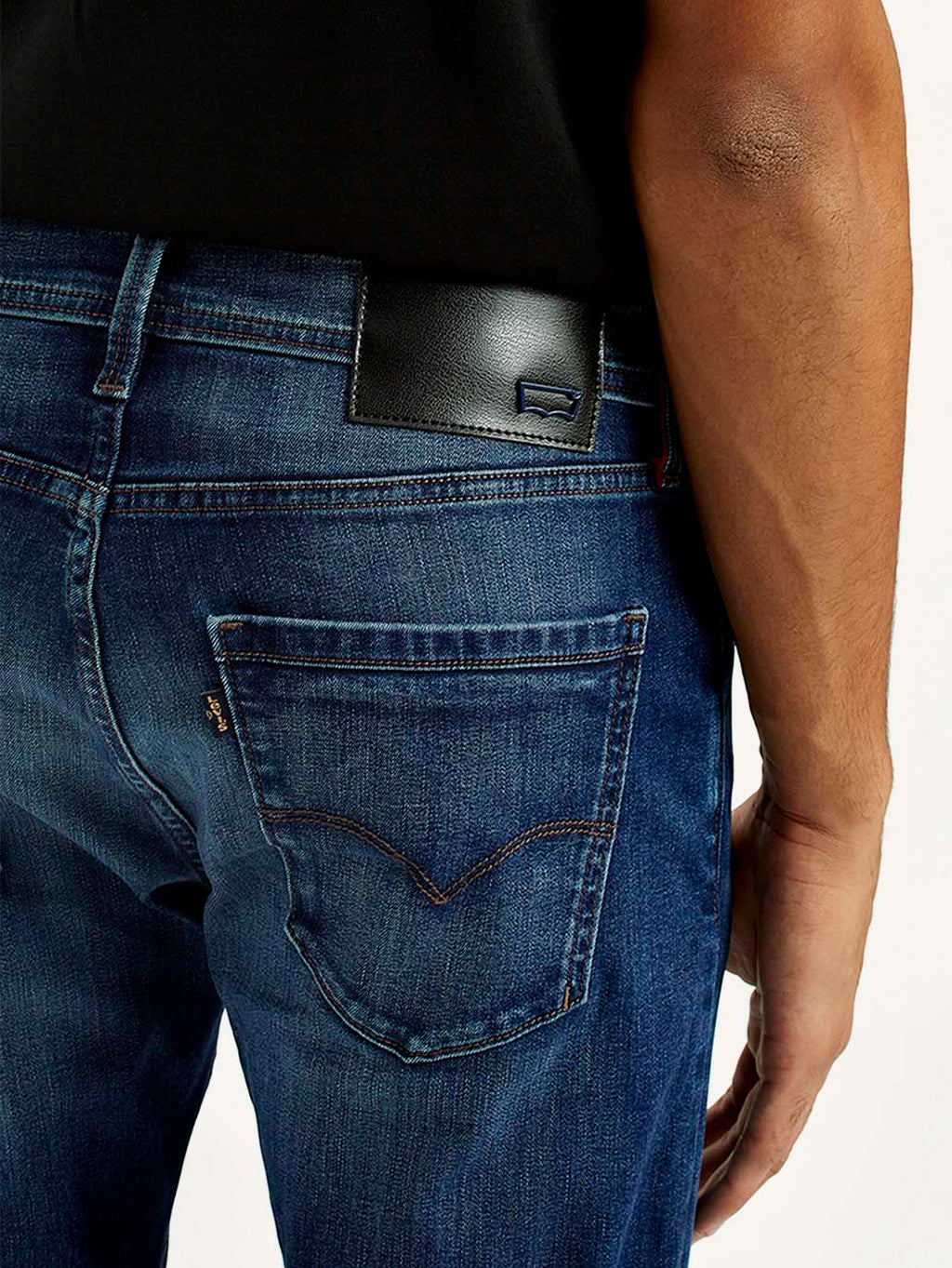 Men's Redloop 512 Indigo Slim Tapered Fit Mid Rise Jeans