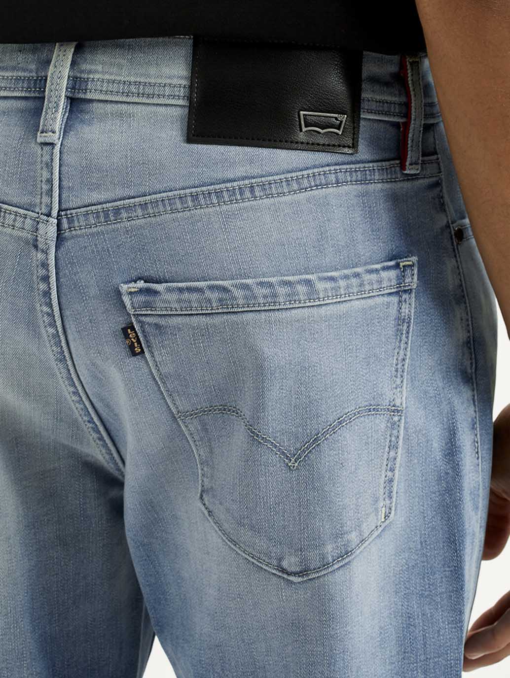 Men's Redloop 541 Light Indigo Athletic Tapered Fit Mid Rise Jeans