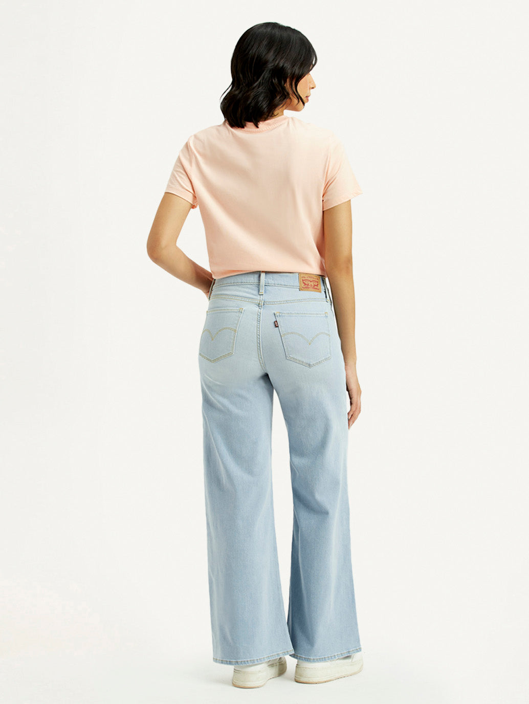 Women's 318 Light Indigo Flared Fit Mid Rise Jeans