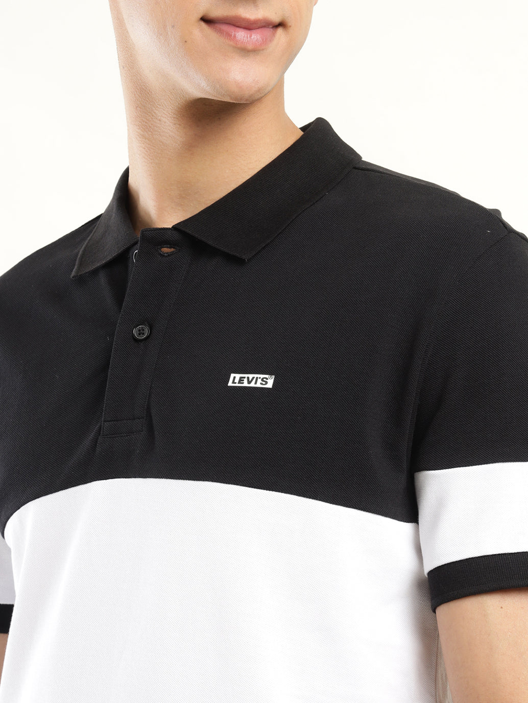 Men's Colorblock Polo T-Shirt