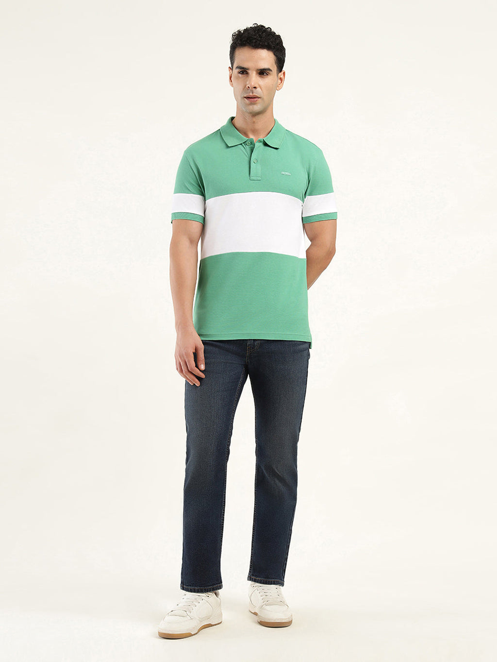 Men's Colorblock Polo T-Shirt
