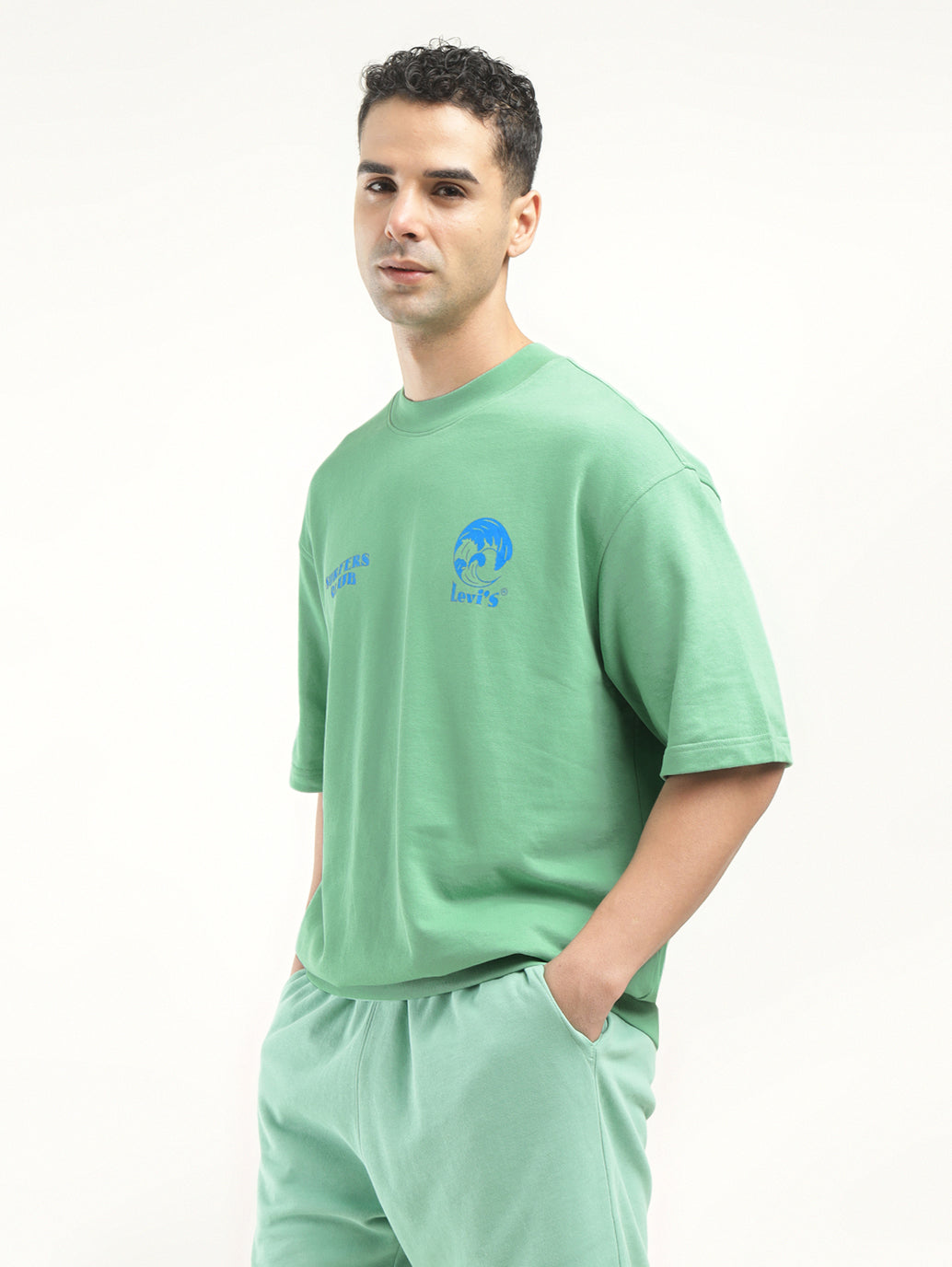 Men's Solid Loose Fit T-shirt