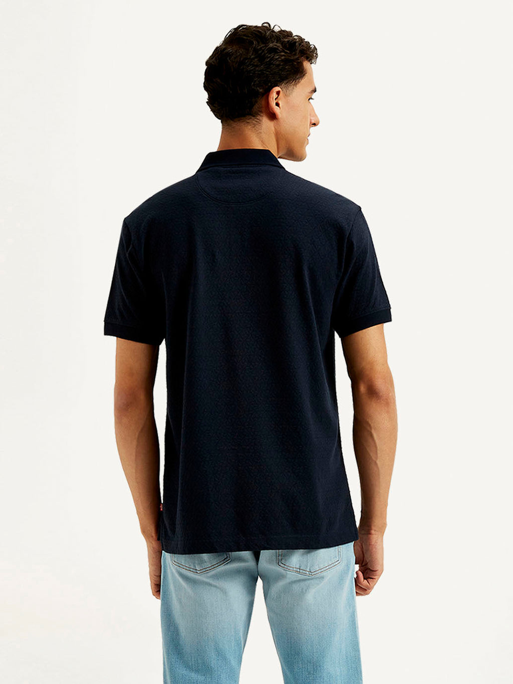 Men's Solid Regular Fit Polo T-shirt