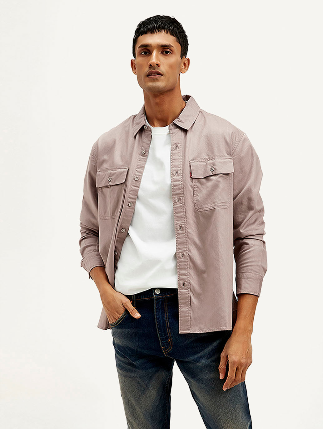 Men's Solid Slim Fit Shirt