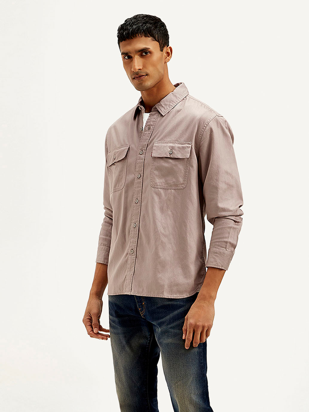 Men's Solid Slim Fit Shirt