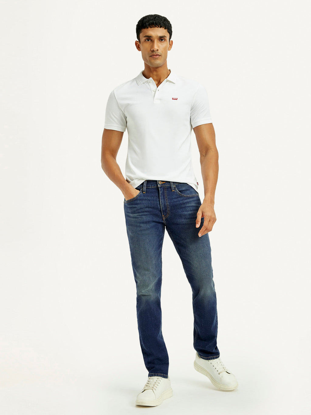 Men's Tinted 511 Med Indigo Slim Fit Mid Rise Jeans