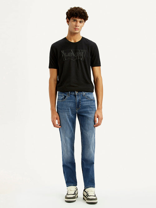Men's 511 Blue Slim Fit Mid Rise Jeans