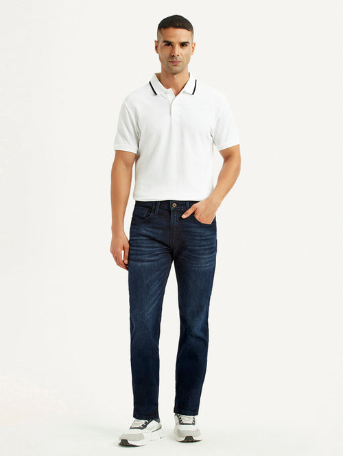 Men's 511 Dark Blue Slim Fit Mid Rise Jeans