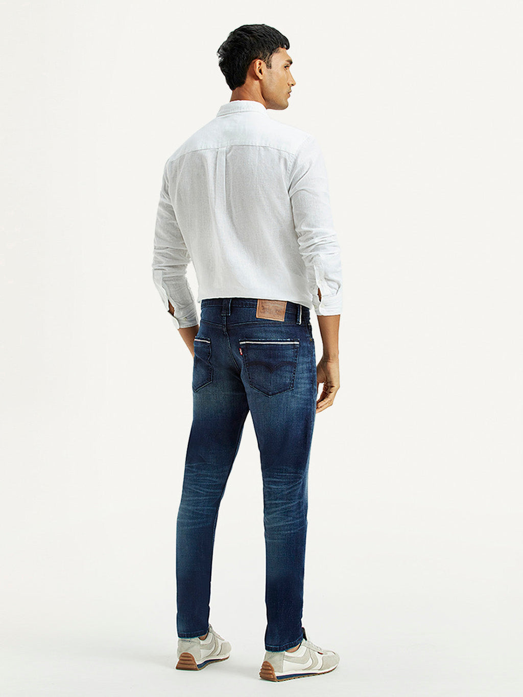Men's 512 Dark Indigo Slim Tapered Fit Mid Rise Jeans