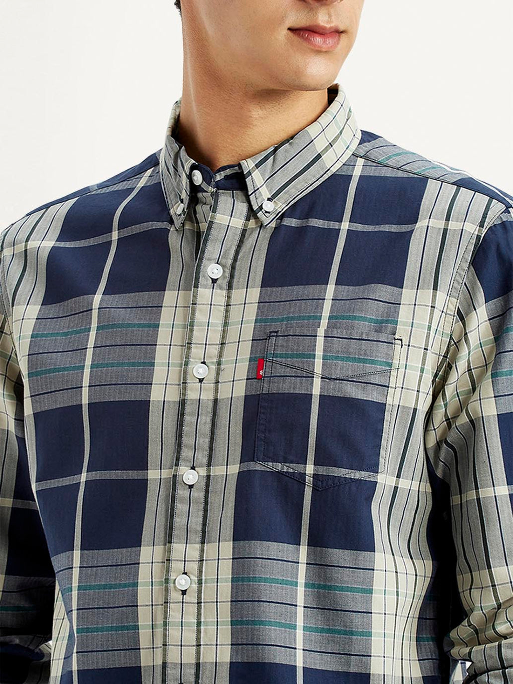 Men's Checkered Multi Color Slim Fit Shirt