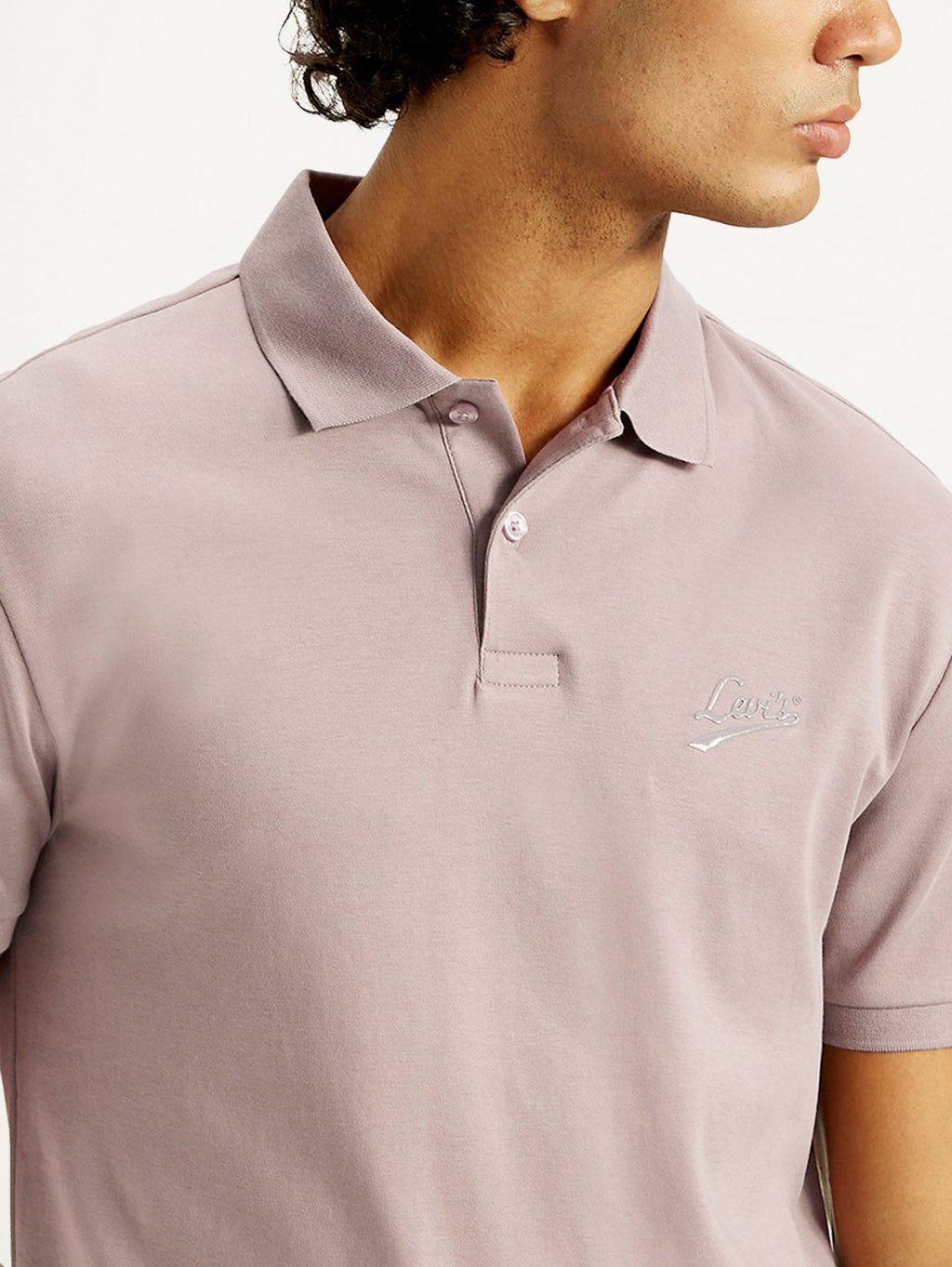 Men's Solid Slim Fit Polo T-Shirt