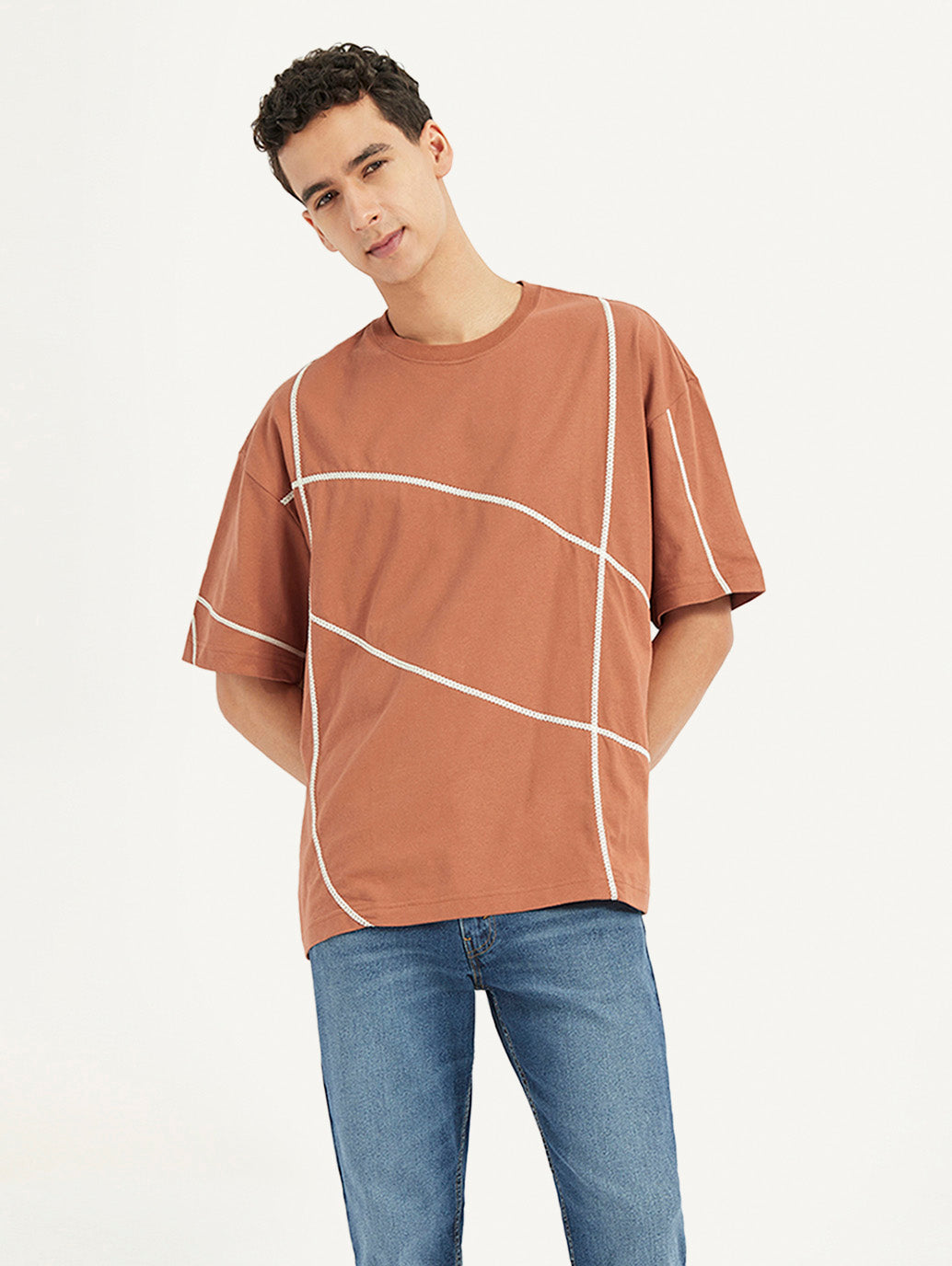 Men's Printed Loose Fit T-shirt