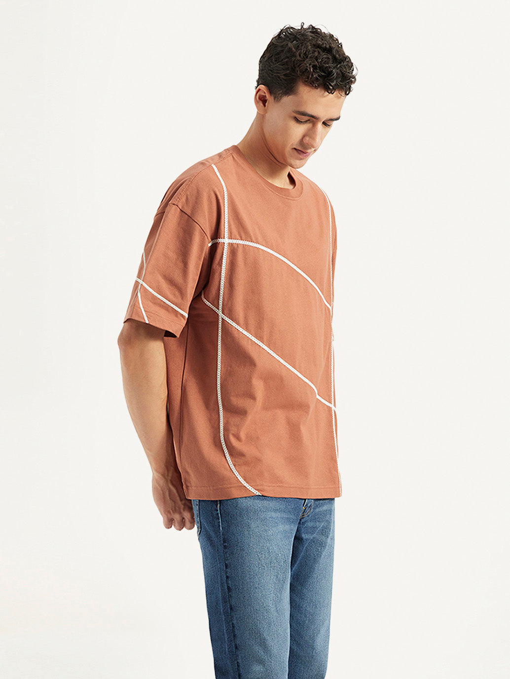 Men's Printed Loose Fit T-shirt