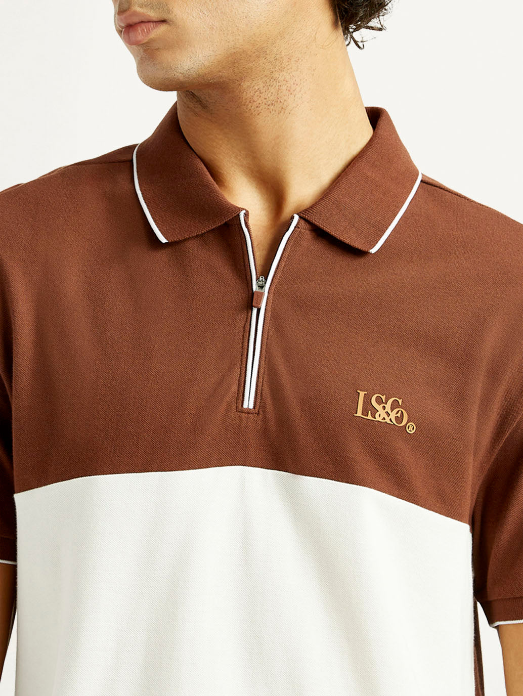 Men's Pure Cotton Slim Fit Polo T-Shirt