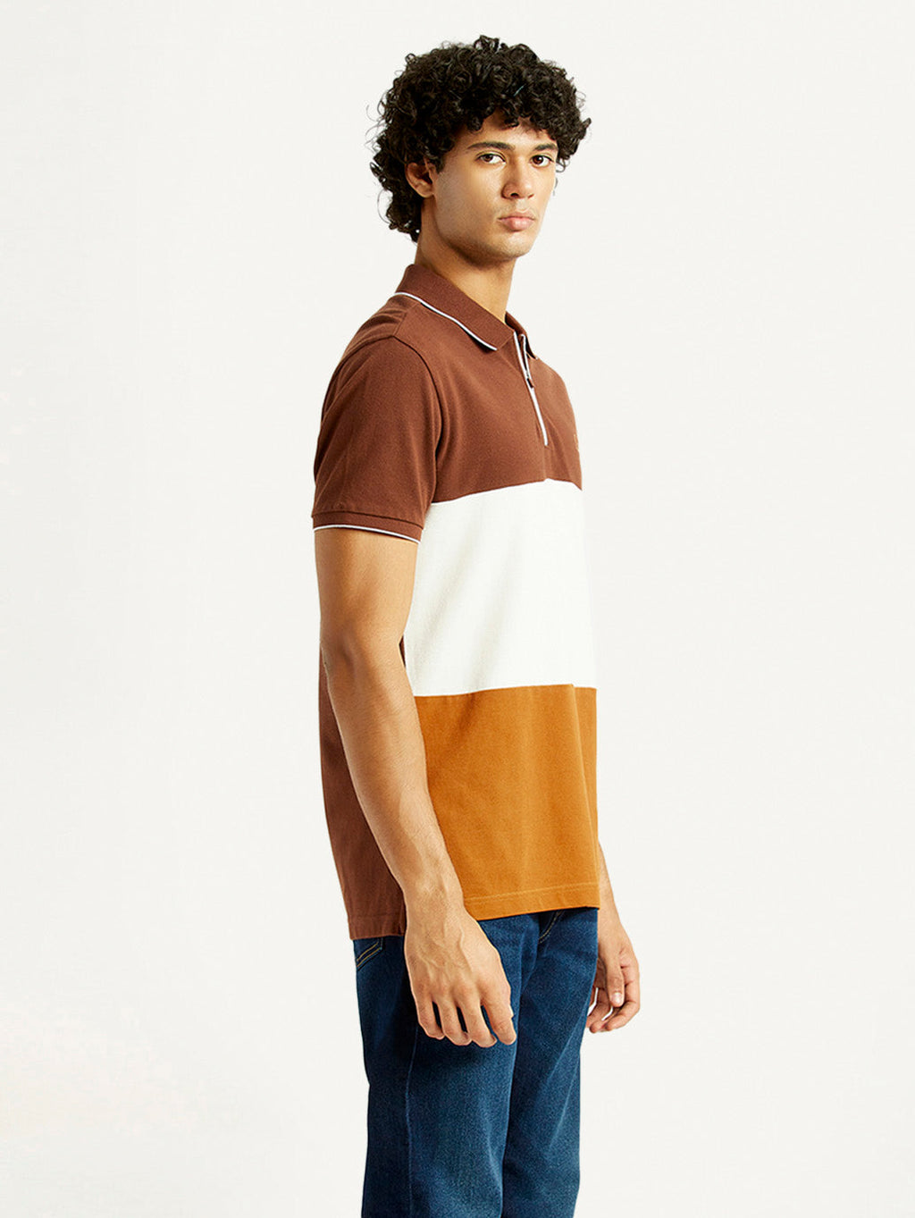 Men's Pure Cotton Slim Fit Polo T-Shirt