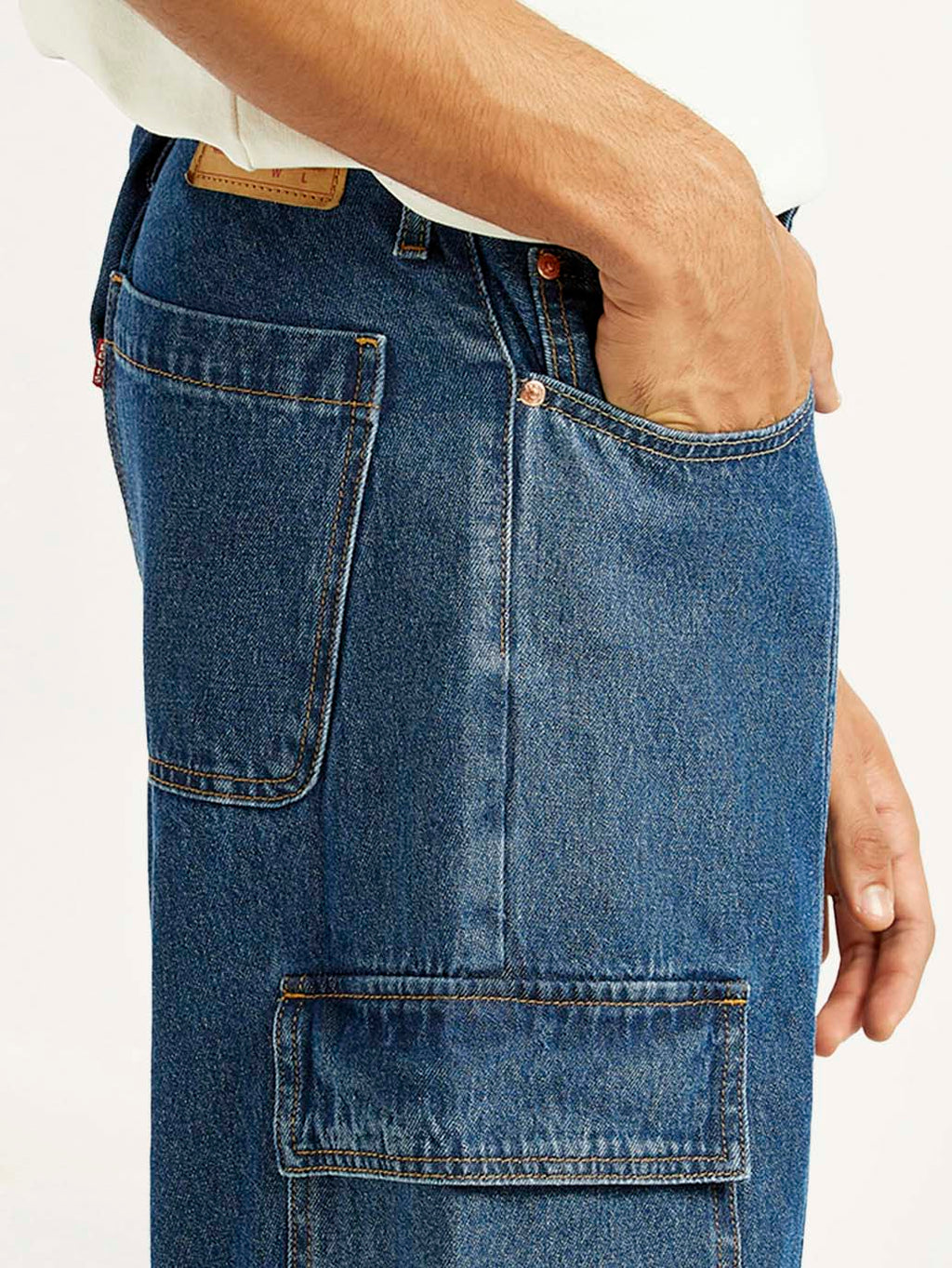 Men's 578 Mid Indigo Loose Fit Mid Rise Jeans