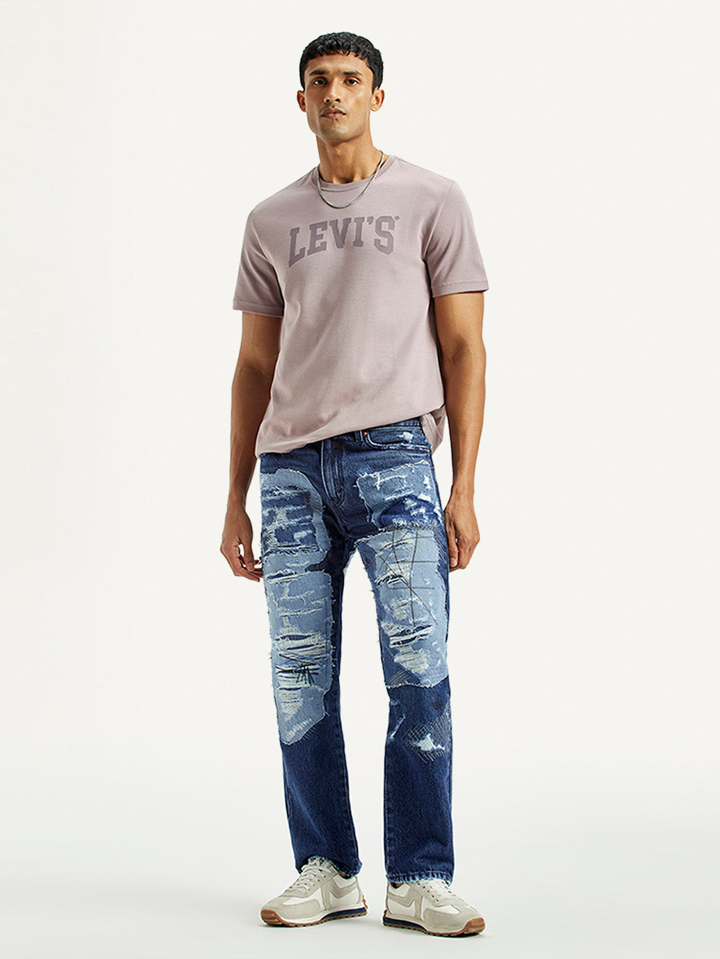 Men's 505 Mid Indigo Straight Fit Mid Rise Jeans