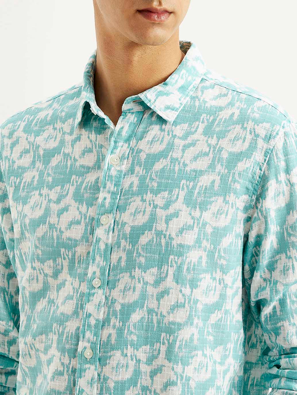 Men's Abstract Slim Fit Shirt