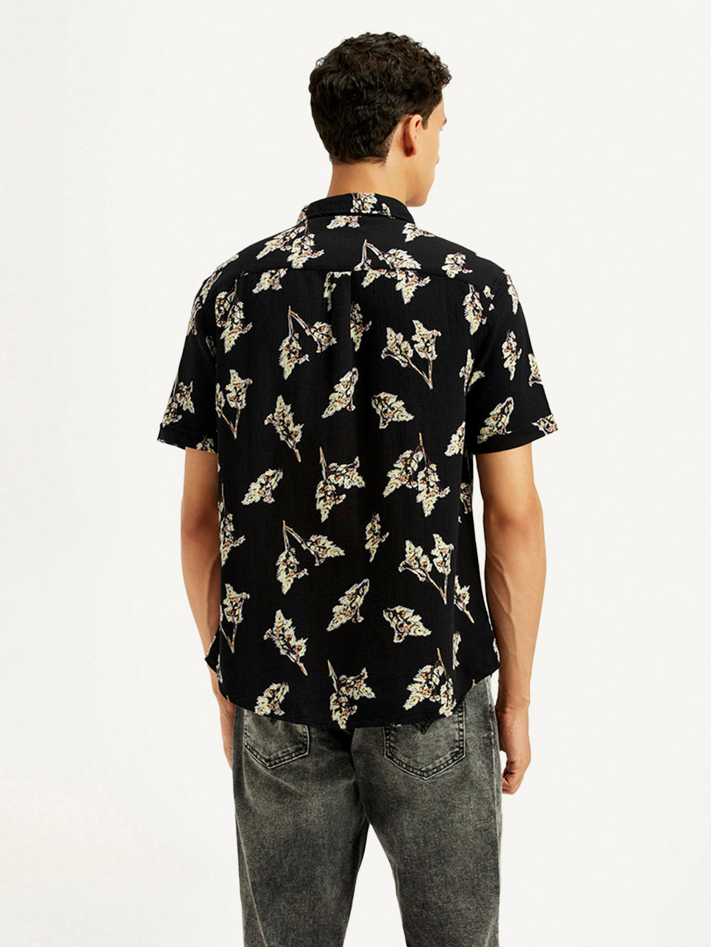 Men's Floral Slim Fit Shirt