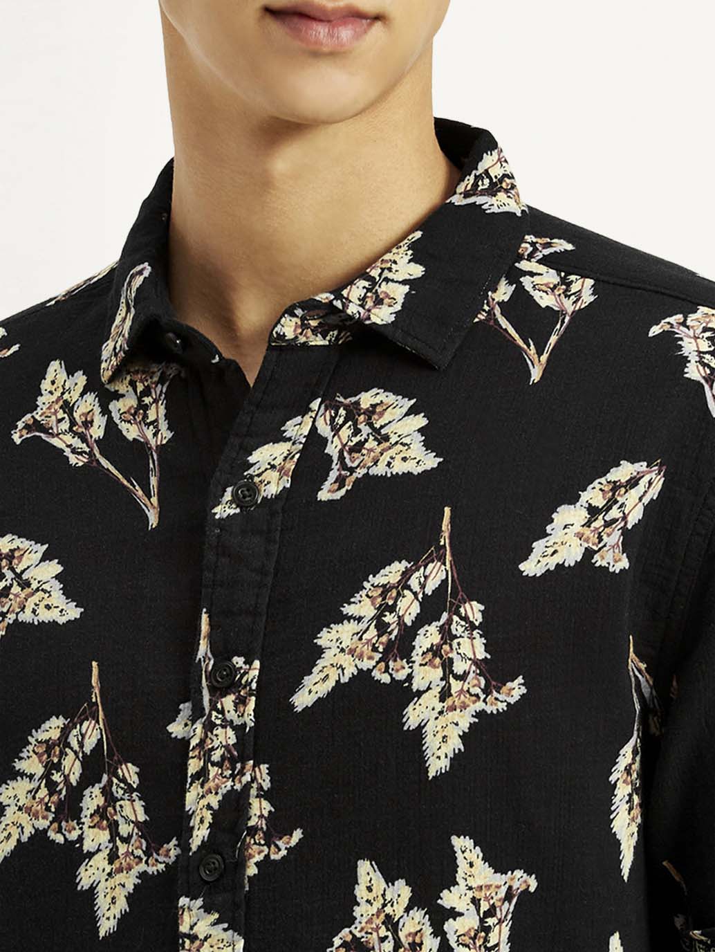 Men's Floral Slim Fit Shirt