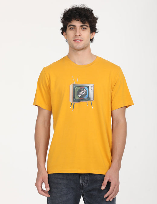 Men's Graphic Print Loose Fit T-Shirt