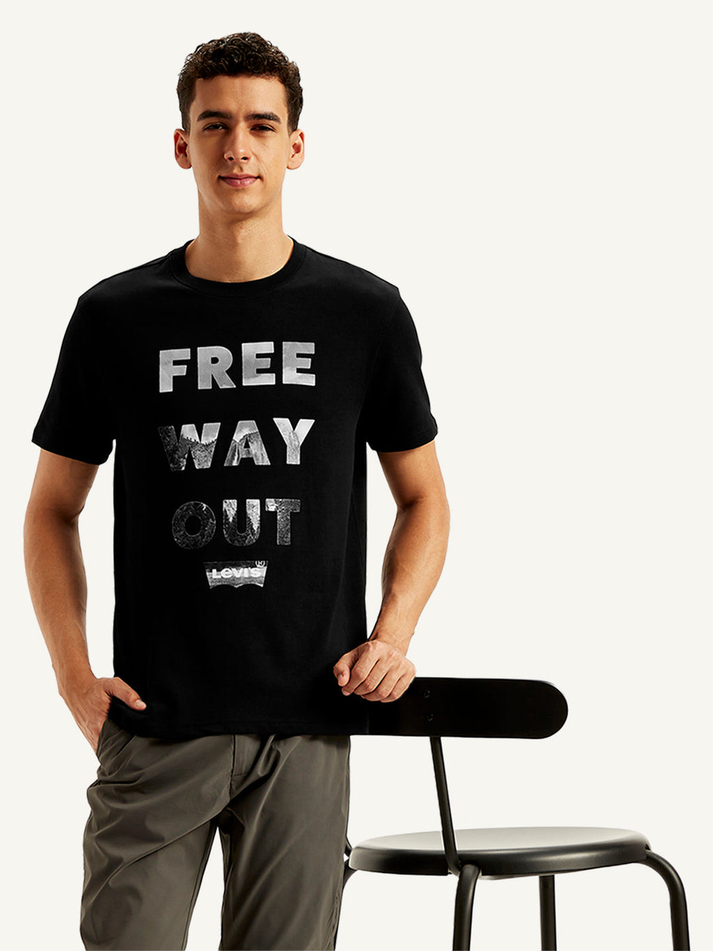 Men's Graphic Print Regular Fit T-Shirt
