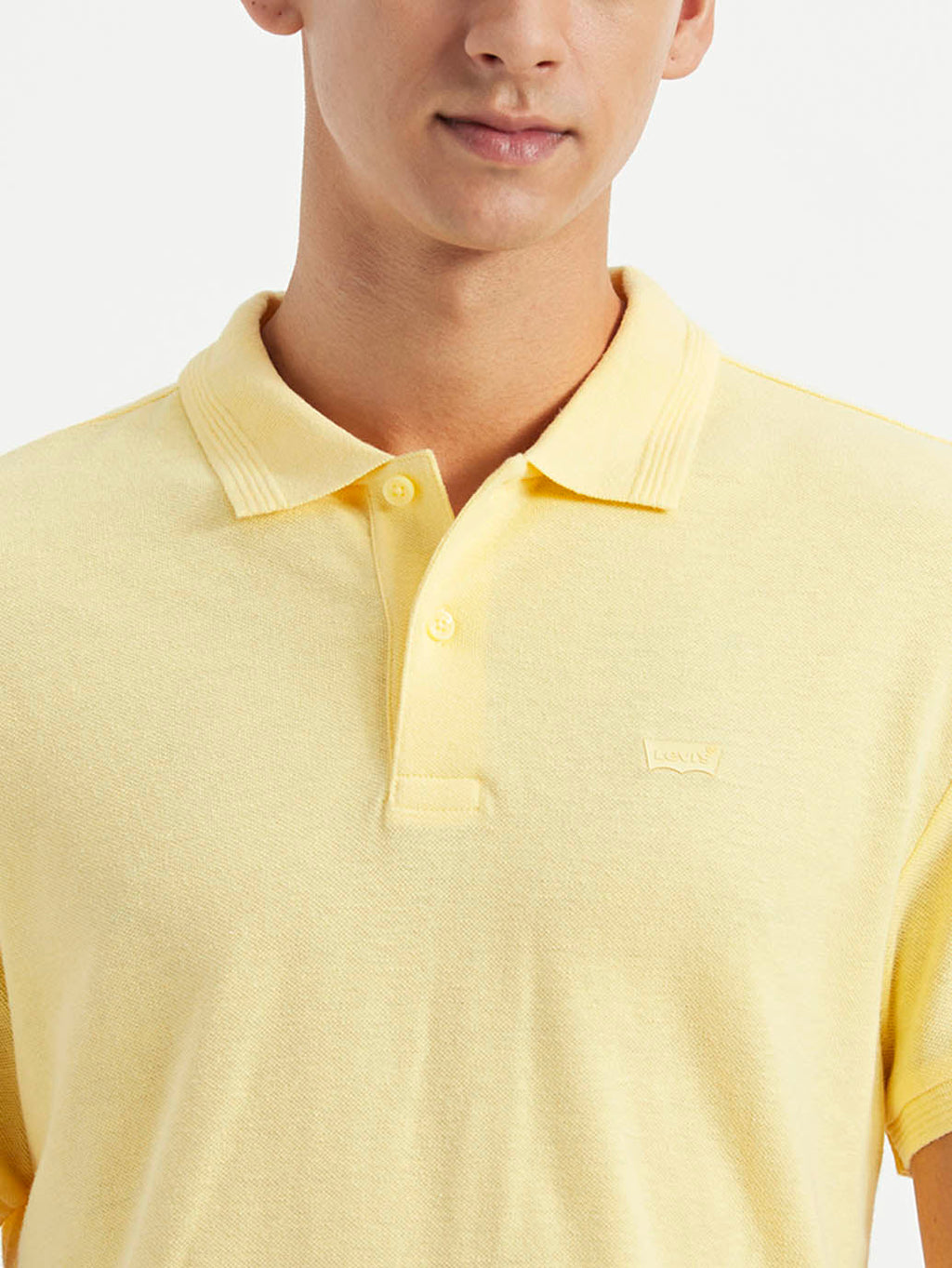 Men's Solid Slim Fit Polo Linen T-shirt
