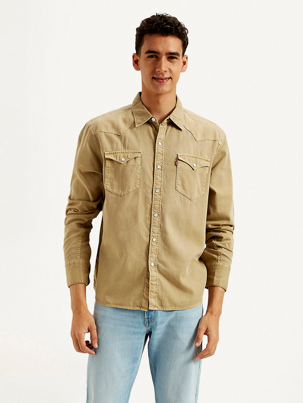 Men's Solid Dyed Slim Fit Shirt